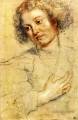 Peter Paul Head et la main droite d’une femme Baroque Peter Paul Rubens